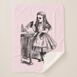 Drink me (Alice's avonturen in Wonderland) Sherpa Deken