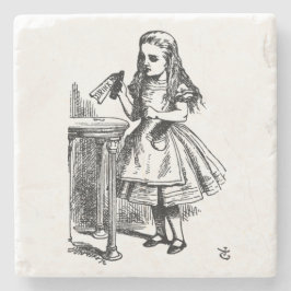 Drink me (Alice's avonturen in Wonderland) Stenen Onderzetter