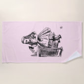 Drink me (Alice's avonturen in Wonderland) Strandlaken (Voorkant)