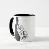 Drink me fles mok (Voorkant links)