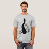 Drink me fles t-shirt (Voorkant volledig)