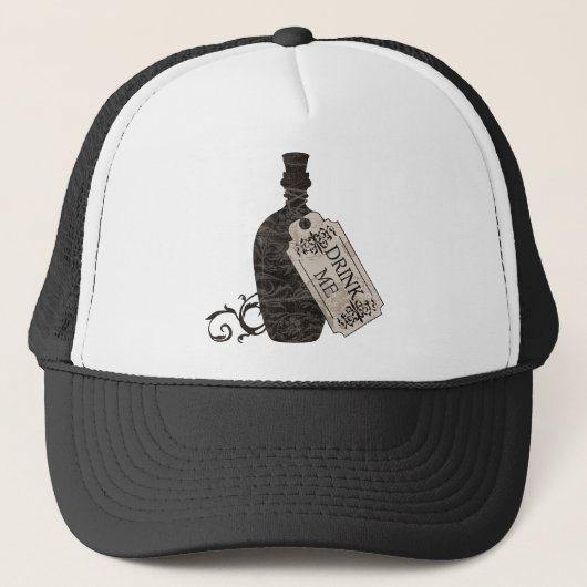 Drink me fles trucker pet (Voorkant)
