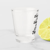 Drink me Funny Quote Shot Glas (Links)