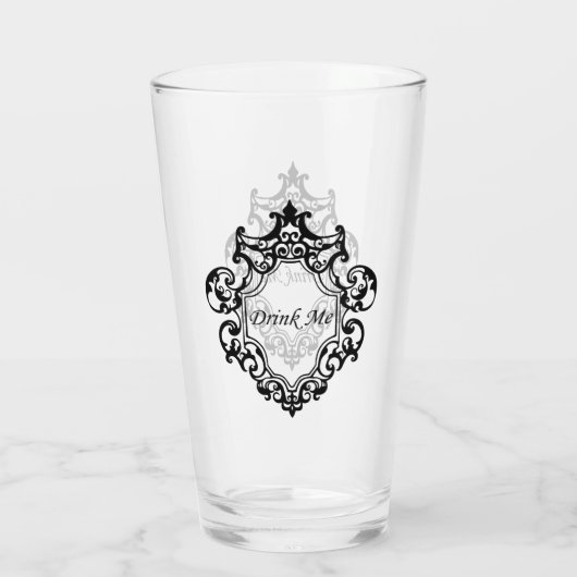 Drink me! glas (Achterkant)