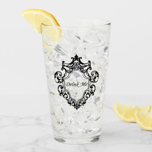 Drink me! glas (Voorkant ijs)