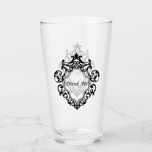 Drink me! glas (Voorkant)