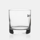 Drink me Halloween Eyes Whisky Glas (Rechts)