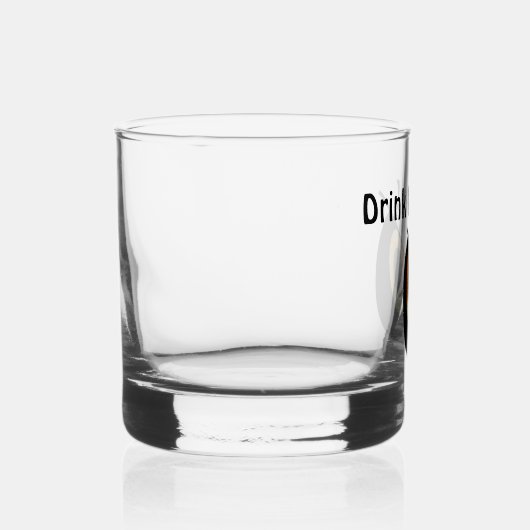 Drink me Halloween Eyes Whisky Glas (Rechts)