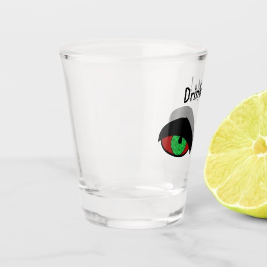 Drink me Halloween Shot Glas (Links)