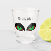 Drink me Halloween Shot Glas (Voorkant)