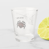 Drink Me Halloween Spider Shot Glas (Achterkant)