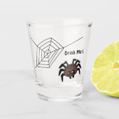Drink Me Halloween Spider Shot Glas (Voorkant)