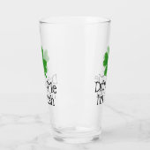 Drink Me, Ik ben Iers 4 Klaverblad St. Patrick's D Glas (Links)