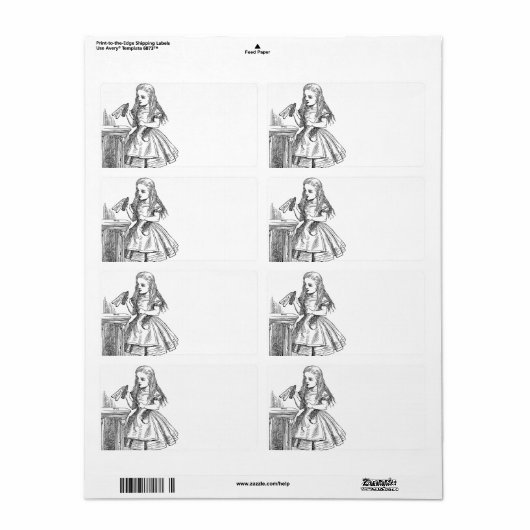 Drink-me-label Etiket (Full Sheet)