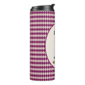 Drink me Mad Hatter Alice in Wonderland Magenta Thermosbeker (Gedraaid links)