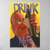 Drink me Poster (Voorkant)