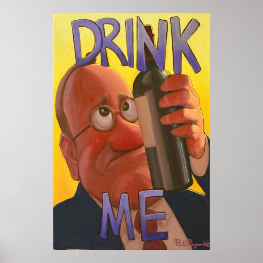 Drink me Poster (Voorkant)