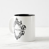 Drink Me! Tweekleurige Koffiemok (Voorkant links)