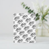 Drink Me Vintage Alice in Wonderland Briefkaart (Staand voorkant)