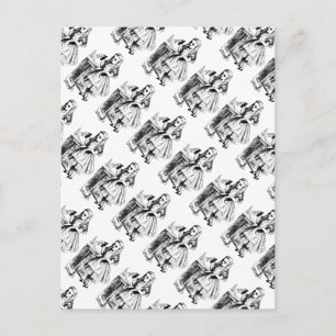 Drink Me Vintage Alice in Wonderland Briefkaart