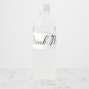 Drink Me Water Bottle Label - Alice in Wonderland Waterfles Etiket