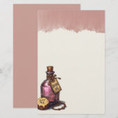 Drink Me Wonderland Briefpapier (Voorkant / Achterkant)