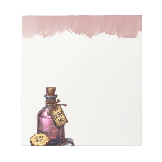 Drink Me Wonderland Notitieblok (Voorkant)