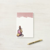 Drink Me Wonderland Post-it® Notes (Op bureau)
