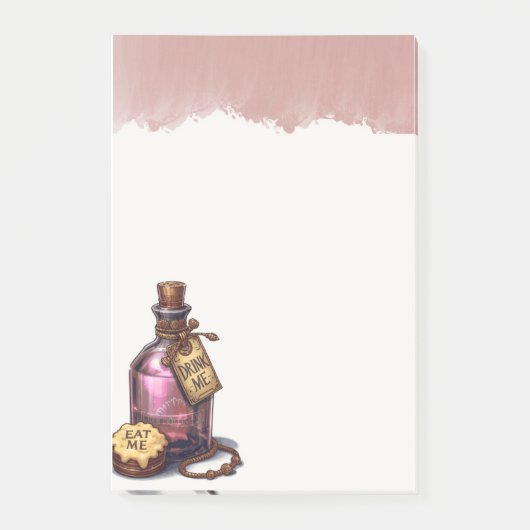 Drink Me Wonderland Post-it® Notes (Voorkant)