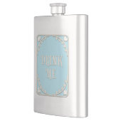 "Drink me" Wonderland Tea Party Blue Emblem Flacon (Links)