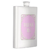 "Drink me" Wonderland Tea Party Cute Pink Emblem Flacon (Rechts)