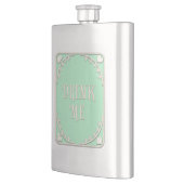 "Drink me" Wonderland Tea Party Green Emblem Flacon (Links)