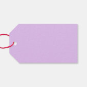 "Drink me" Wonderland Tea Party Paars Gepersonalis Cadeaulabel (Achterkant Horizontaal)