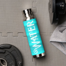 Drink Meer aangepaste tekst voor warm of koud wate Waterfles