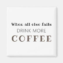 Drink Meer koffiemagneet