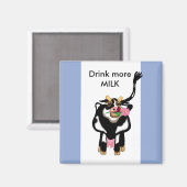 Drink meer MELK Magneet (Voorkant / Achterkant)