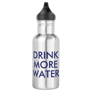 Drink Meer water   Funny Humor Waterfles