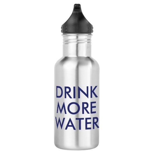Drink Meer water | Funny Humor Waterfles (Rechts)
