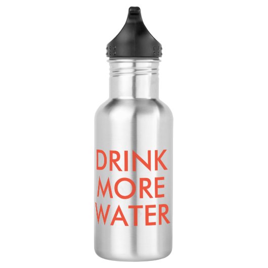Drink Meer water | Funny Humor Waterfles (Rechts)