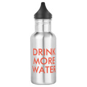 Drink Meer water | Funny Humor Waterfles (Links)
