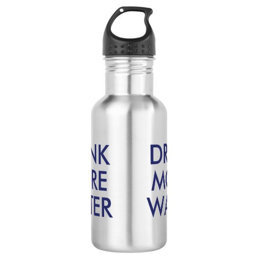 Drink Meer water | Funny Humor Waterfles Waterfles (Voorkant)