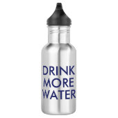 Drink Meer water | Funny Humor Waterfles Waterfles (Rechts)