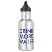 Drink Meer water | Funny Humor Waterfles Waterfles (Links)