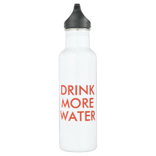Drink Meer water   Funny Humor Waterfles Waterfles