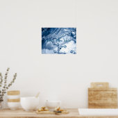 Drink meer water / gezonde levensstijl poster (Keuken)