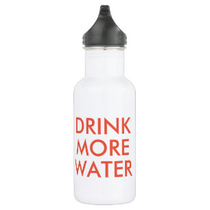 Drink Meer Water   Grappige Humor Waterfles