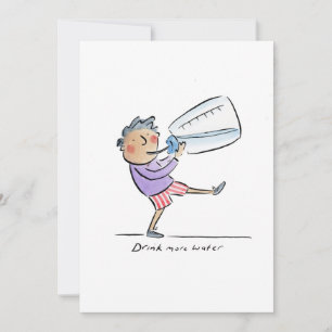 Drink meer water kaart