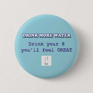 DRINK MEER WATER RONDE BUTTON 5,7 CM