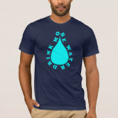 Drink Meer water T-shirt (Voorkant)