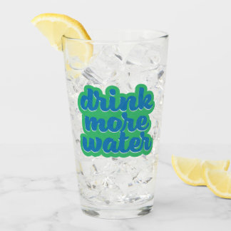 Drink Meer waterglas Glas